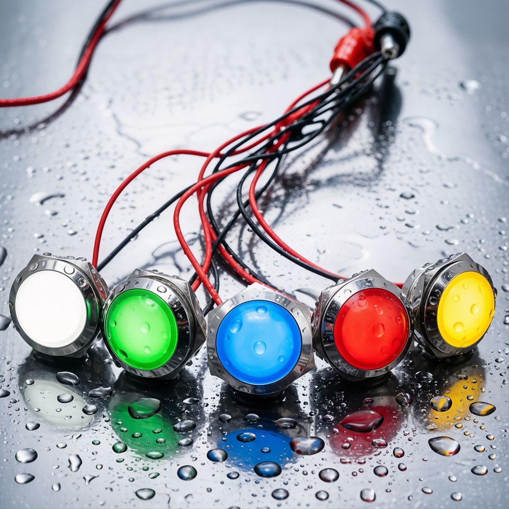 Metal LED Indicator Light 12mm - Signal Panel Orange review and price